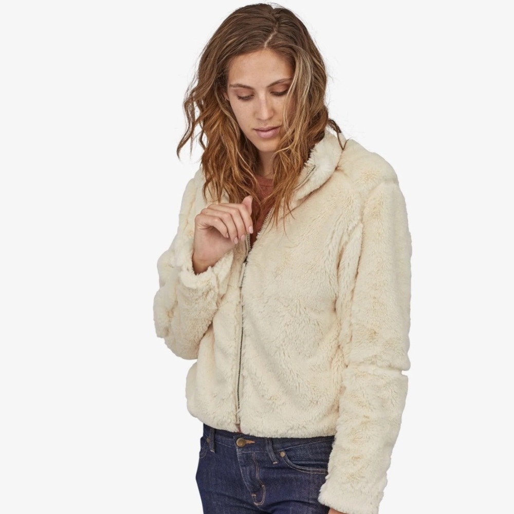Patagonia Lunar Frost Jacket, White Cream, Small